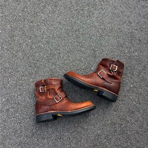 Chippewa Engineer 1901W12 Cognac Boot Steel Toe 7.5M women’s